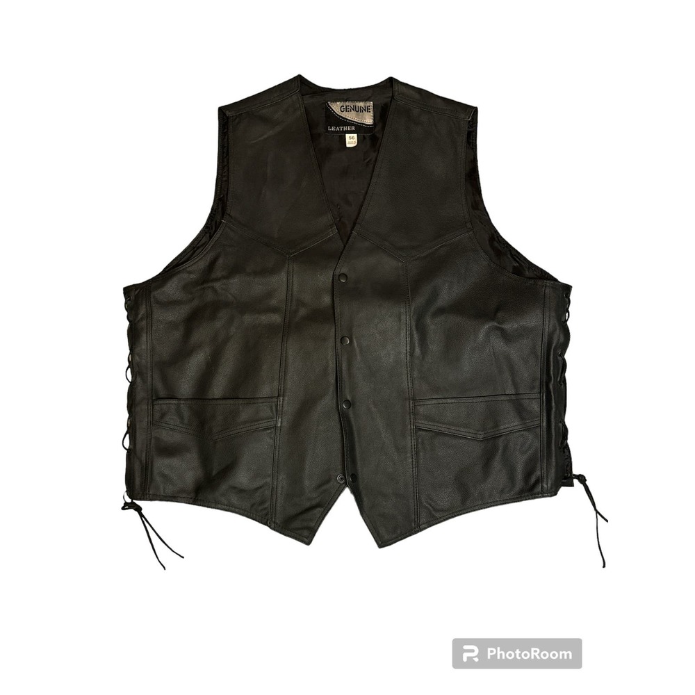Leather vest